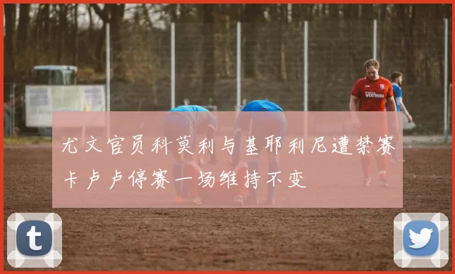 尤文官员科莫利与基耶利尼遭禁赛卡卢卢停赛一场维持不变